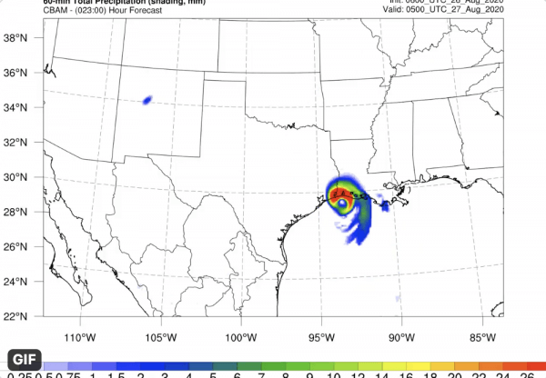 hurricane laura Tomorrow.io