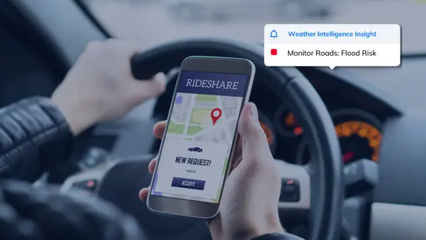 Keep On-Demand Drivers Safe with Weather Intelligence