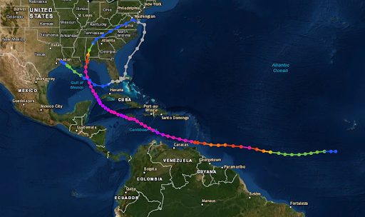 Capturing Wind Data During a Hurricane 