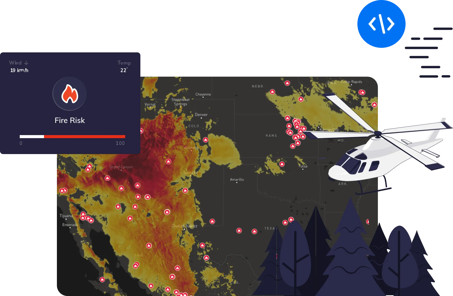 Tomorrow.io's Statistical Weather API offers predictive insight into historical and upcoming events.