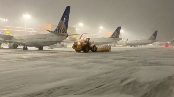 Salt Lake City International Airport frozen in winter 2022-2023. Weather and Climate AI can support airports during these hazardous weather conditions. 