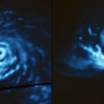 Two Category-5 super typhoons — Bavi and Sinlaku — over the Mariana Islands, three months apart, in microwave satellite scans